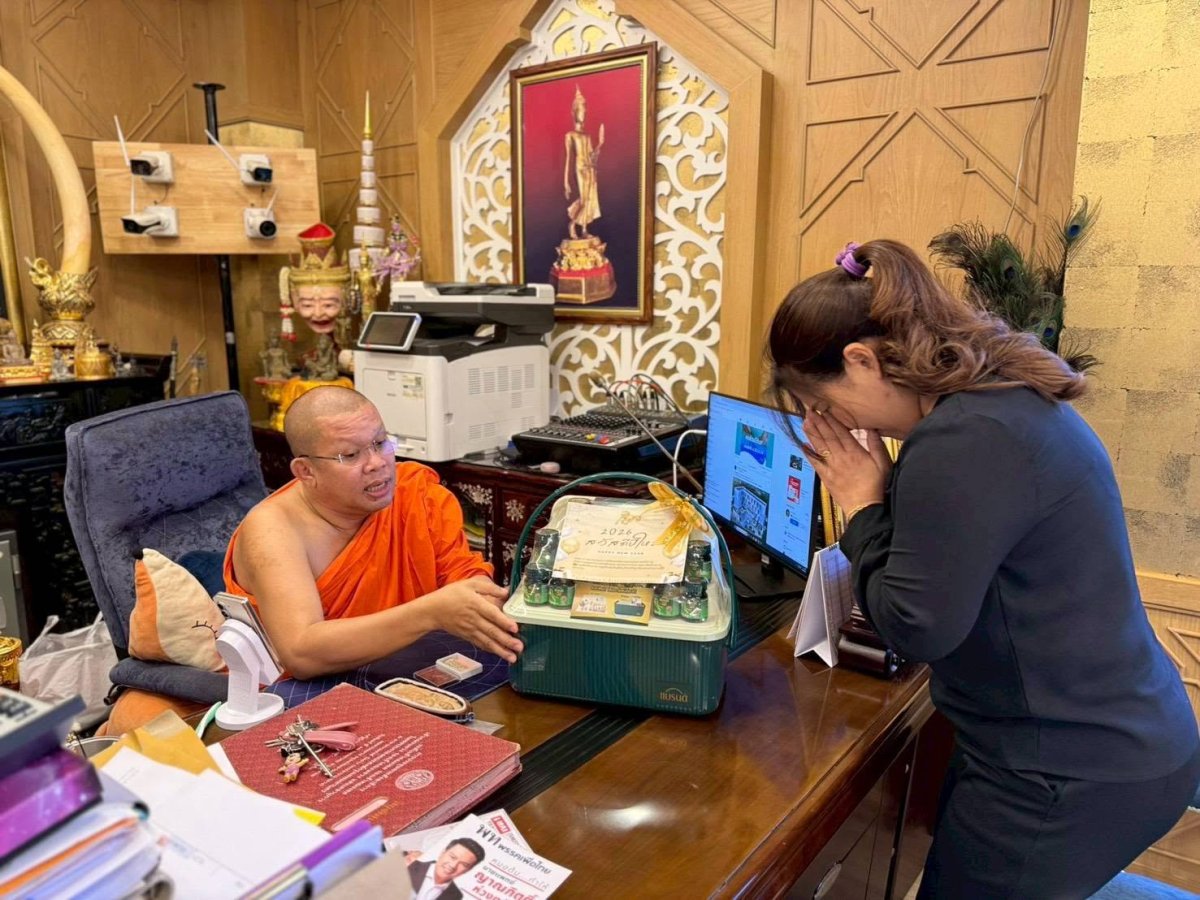 ลงพื้นที่ปฏิบัติภารกิจสวัสดีปีใหม่เครือข่าย (พระเดชพระคุณพระโสภณธรรมวงศ์ เจ้าอาวาสวัดอินทรวิหาร)
